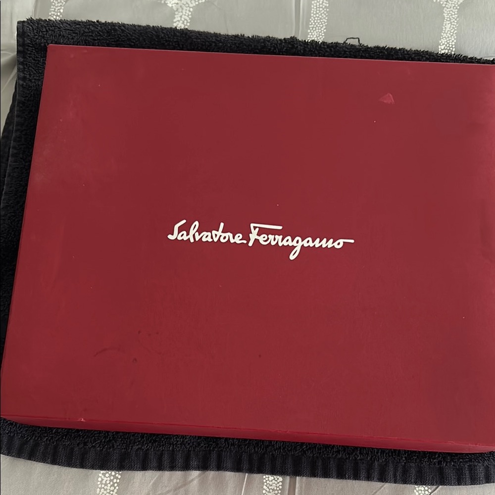 Salvatore Ferragamo Red Clutch